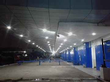 Pekerjaan Alumunium Composit Panel pada KOLOM di Muara Baru Jakarta